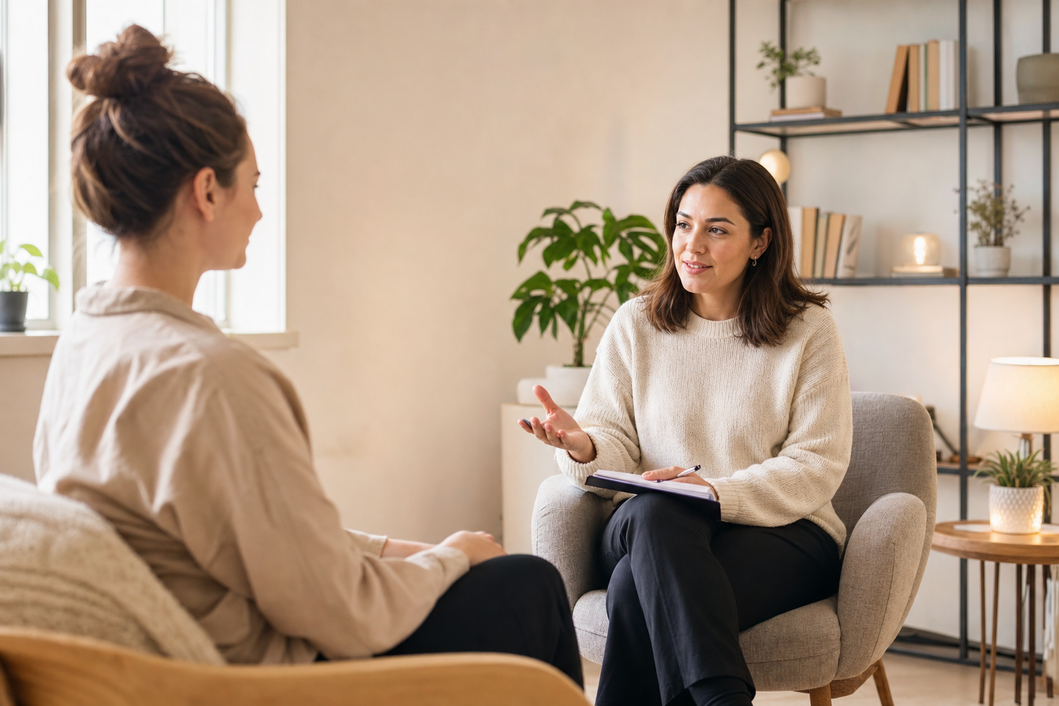 ADHD coach supporting a client
